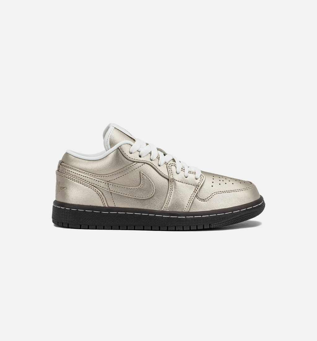 Air Jordan 1 Low SE Metallic Zinc Women's Lifestyle Shoes – Metallic Zinc/Summit White/Velvet Brown