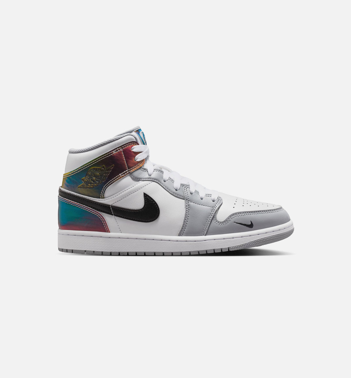 Air Jordan 1 Mid SE Men's Lifestyle Shoes – Black/White/Wolf Grey