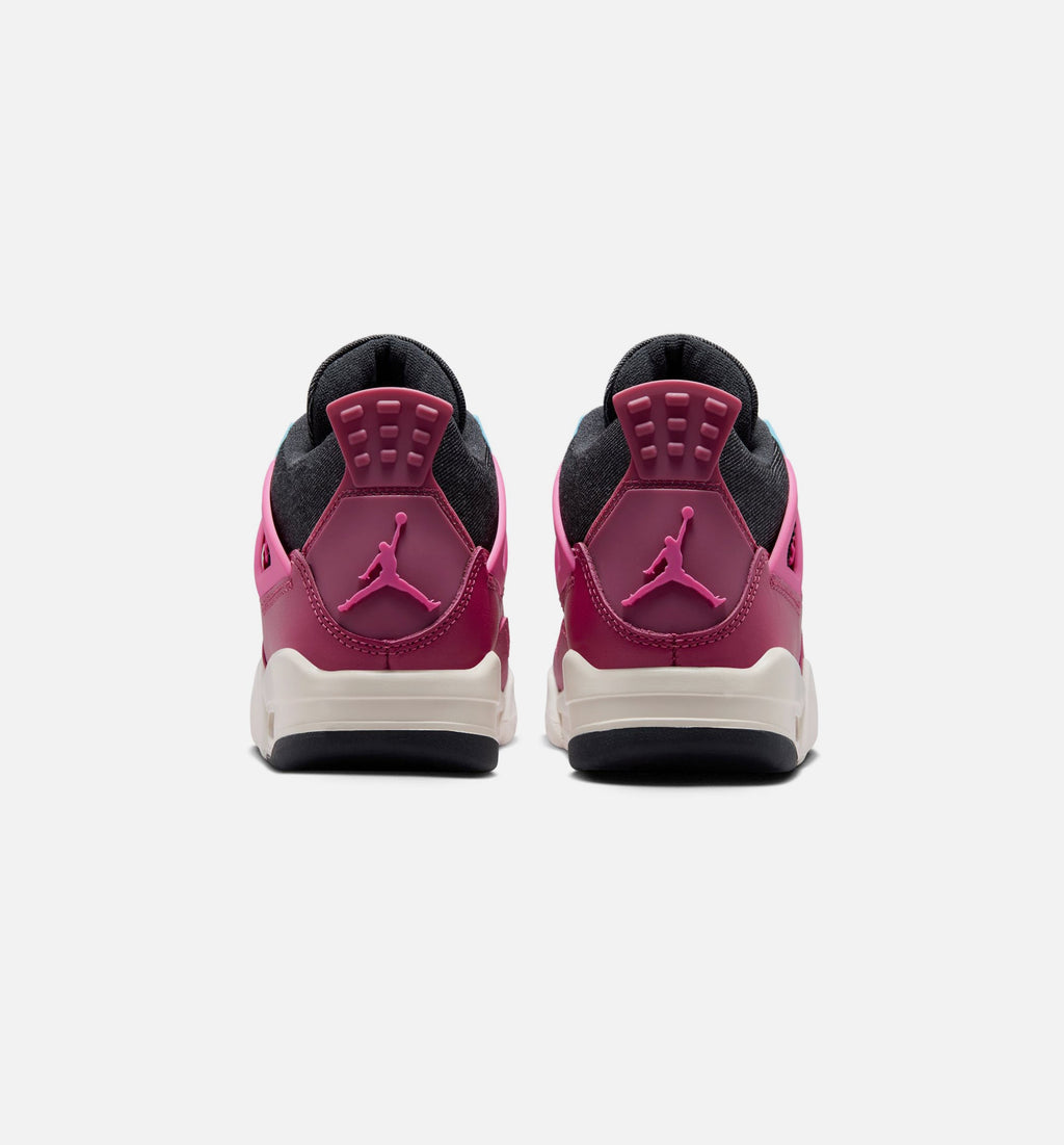 Air Jordan 4 Retro "She's A Star" Grade School Lifestyle Shoes – Sweet Beet/Desert Pink/Off Noir/Chalk