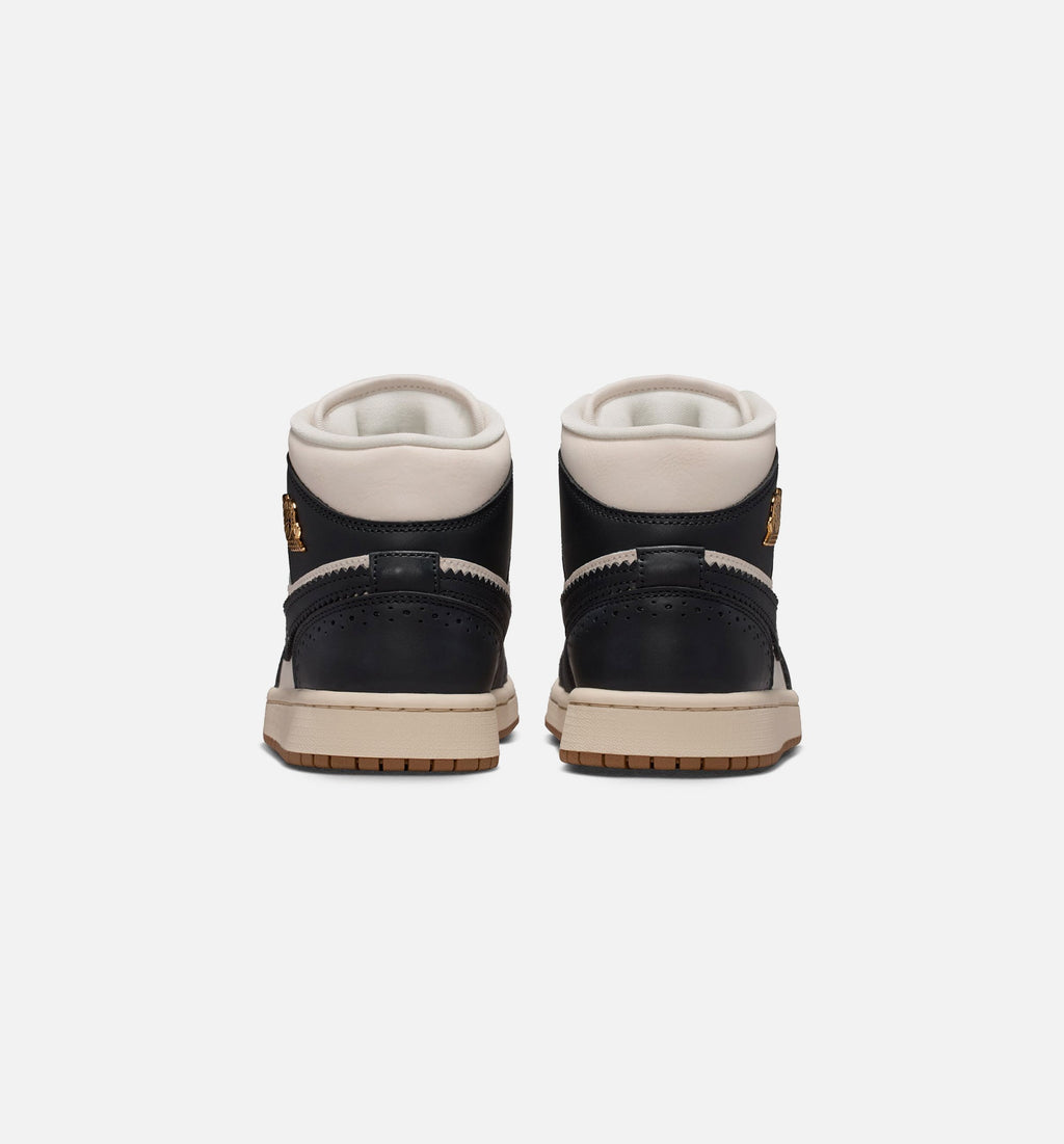 Air Jordan 1 Mid SE Women's Lifestyle Shoes – Off-Noir/Chalk/Pearl White