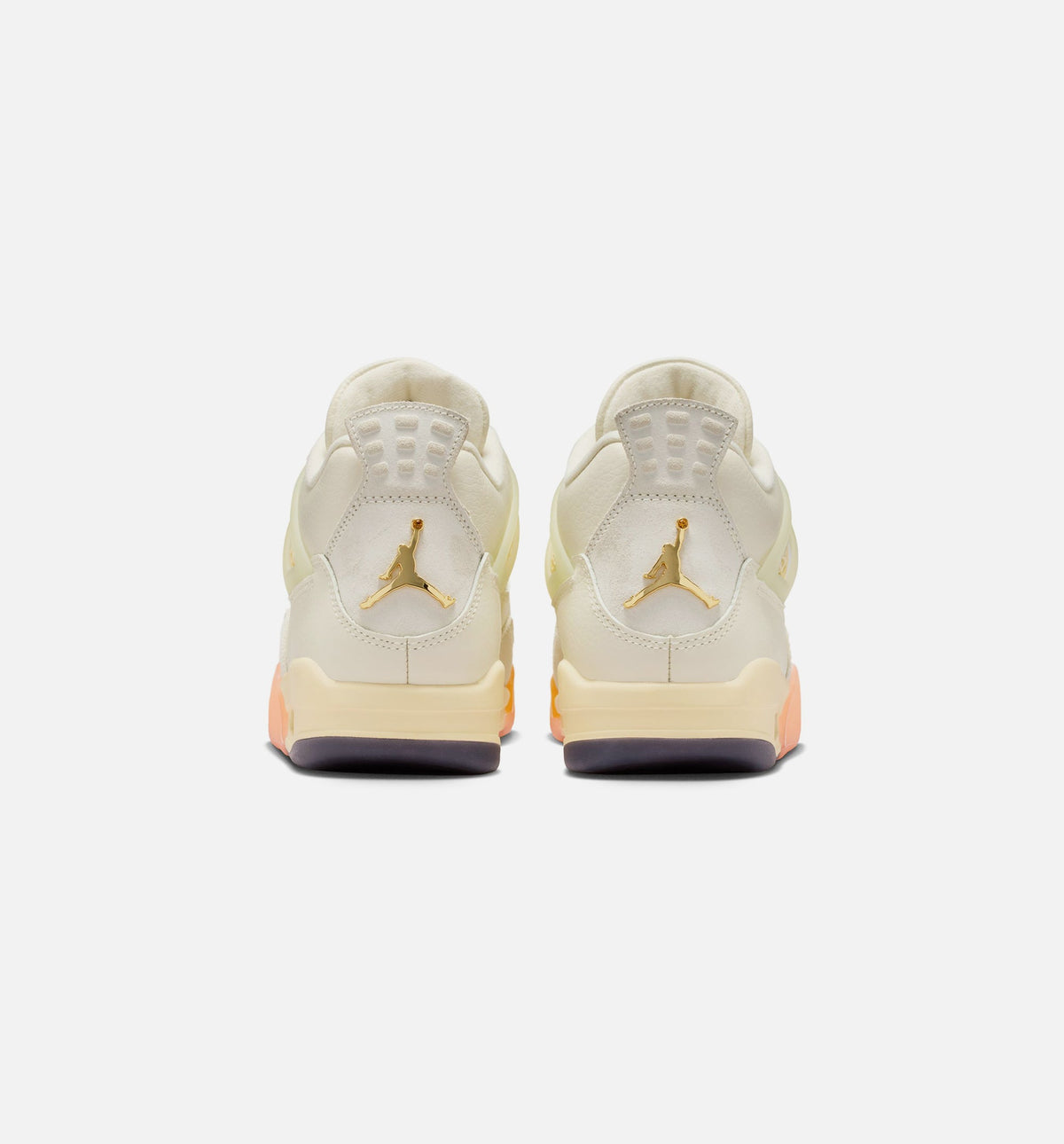 Air Jordan 4 Retro "Birds of Paradise" Women's Lifestyle Shoes – Coconut Milk/Metallic Gold/Muslin/Bright Mango/Sundial/Black