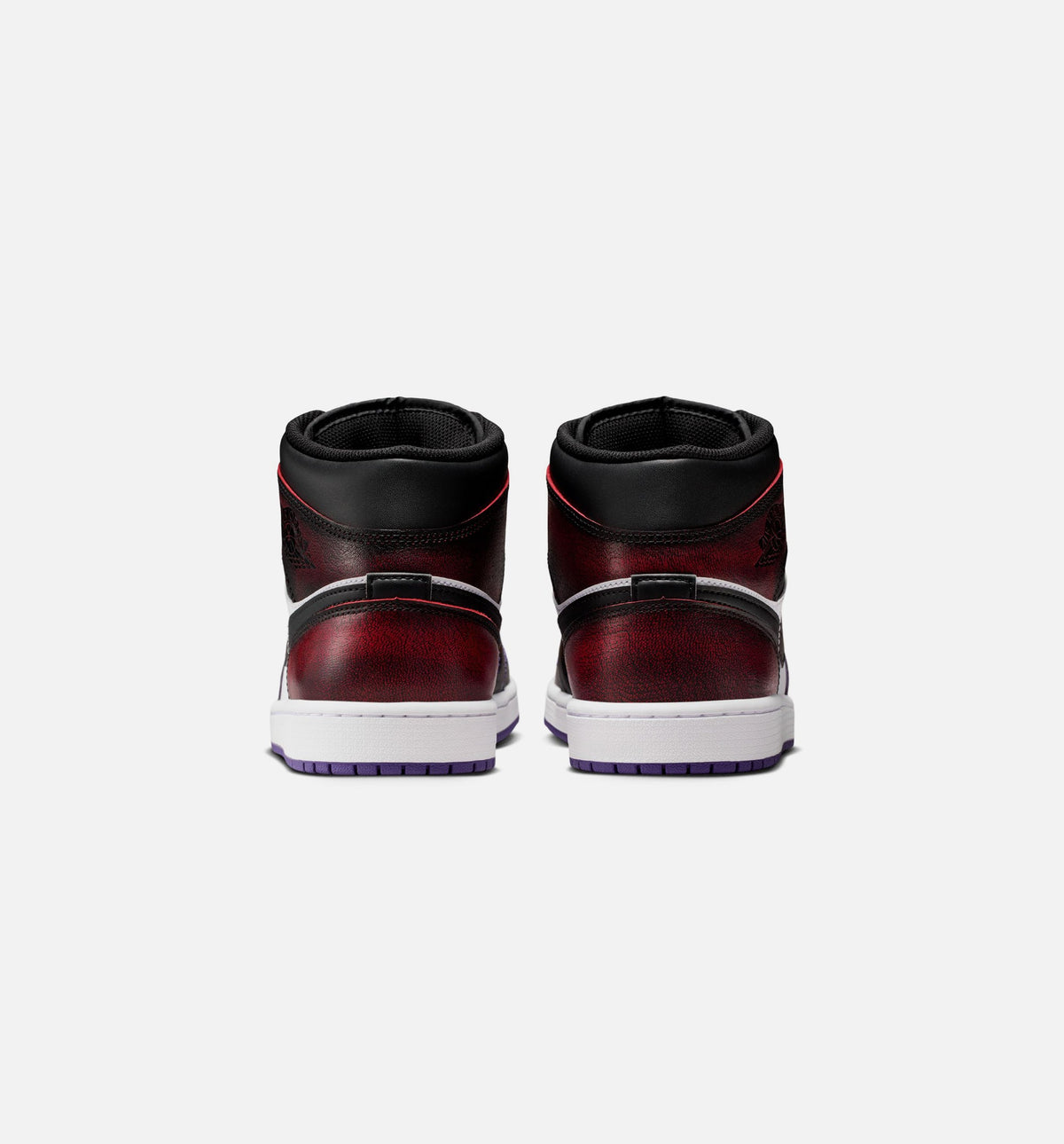 Air Jordan 1 Mid SE "True Red" Men's Lifestyle Shoes – True Red/White/Court Purple/Black