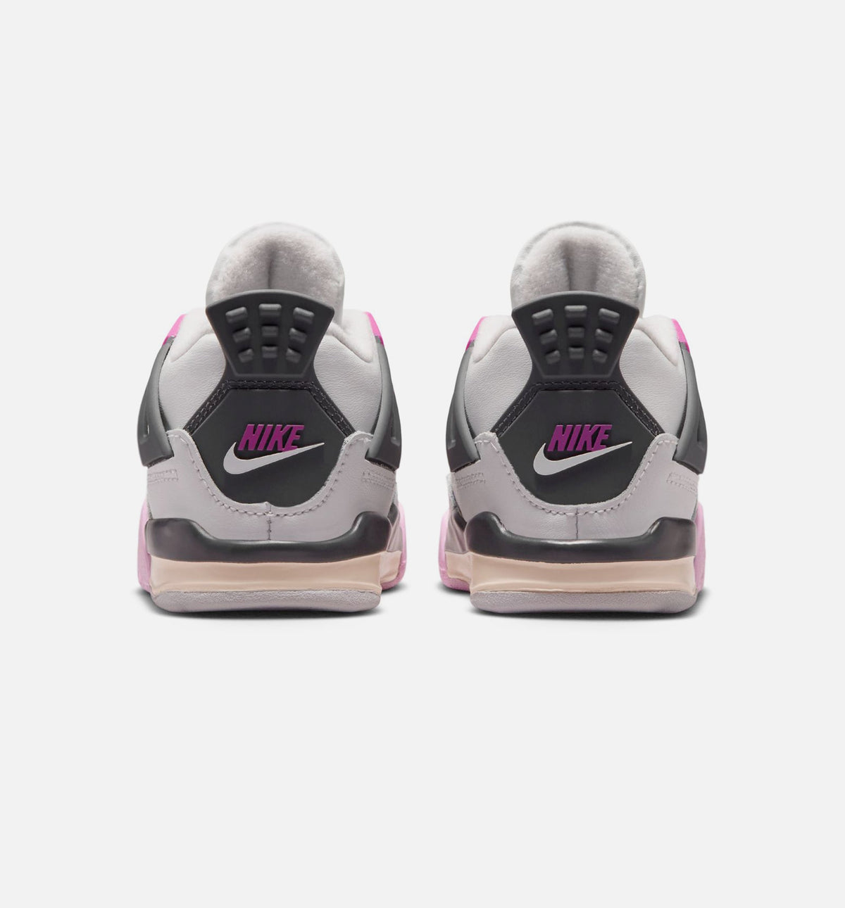 Air Jordan 4 Retro "Comic" Infant/Toddler Lifestyle Shoes – Off White/Fire Pink/Anthracite