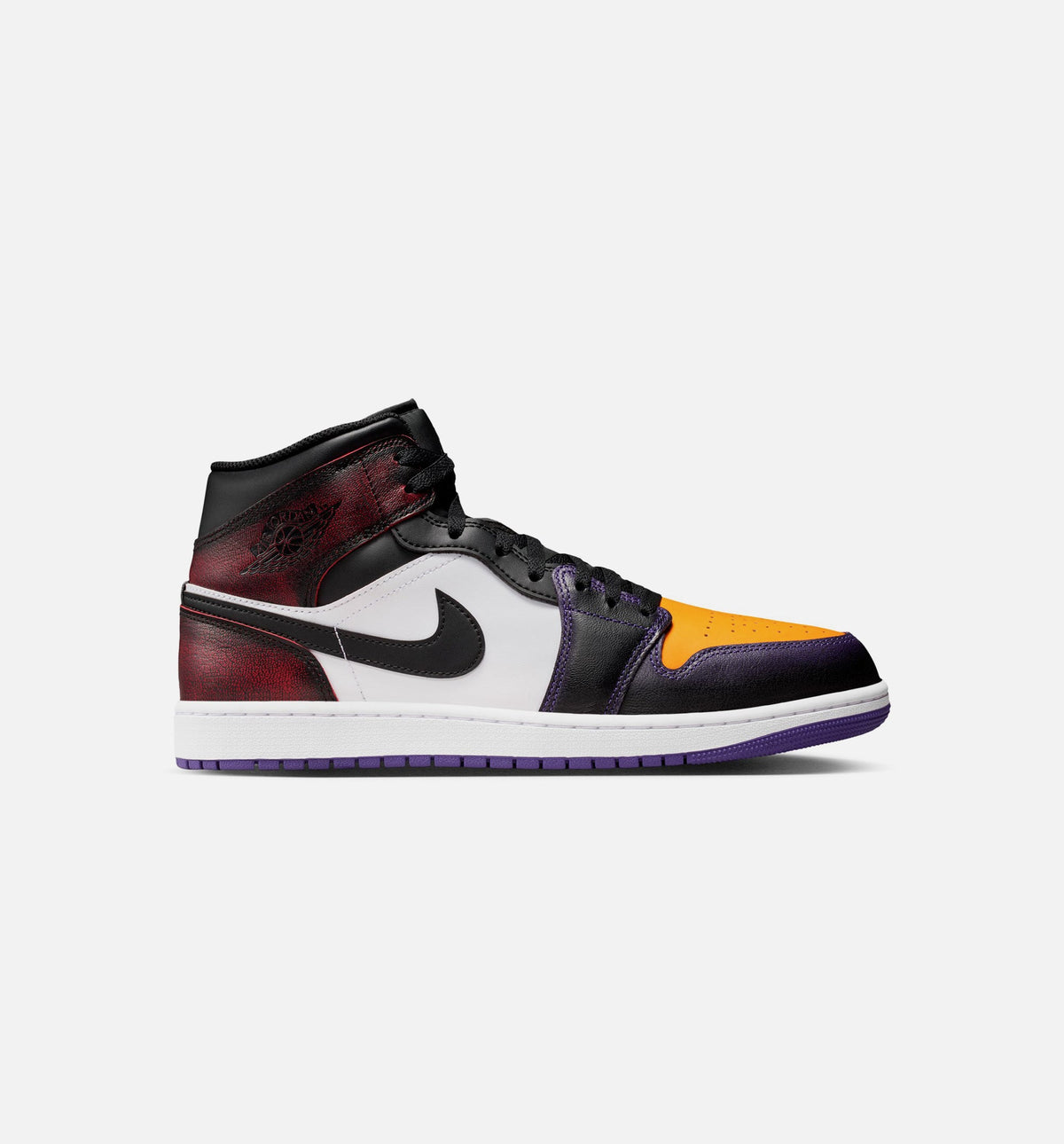 Air Jordan 1 Mid SE "True Red" Men's Lifestyle Shoes – True Red/White/Court Purple/Black
