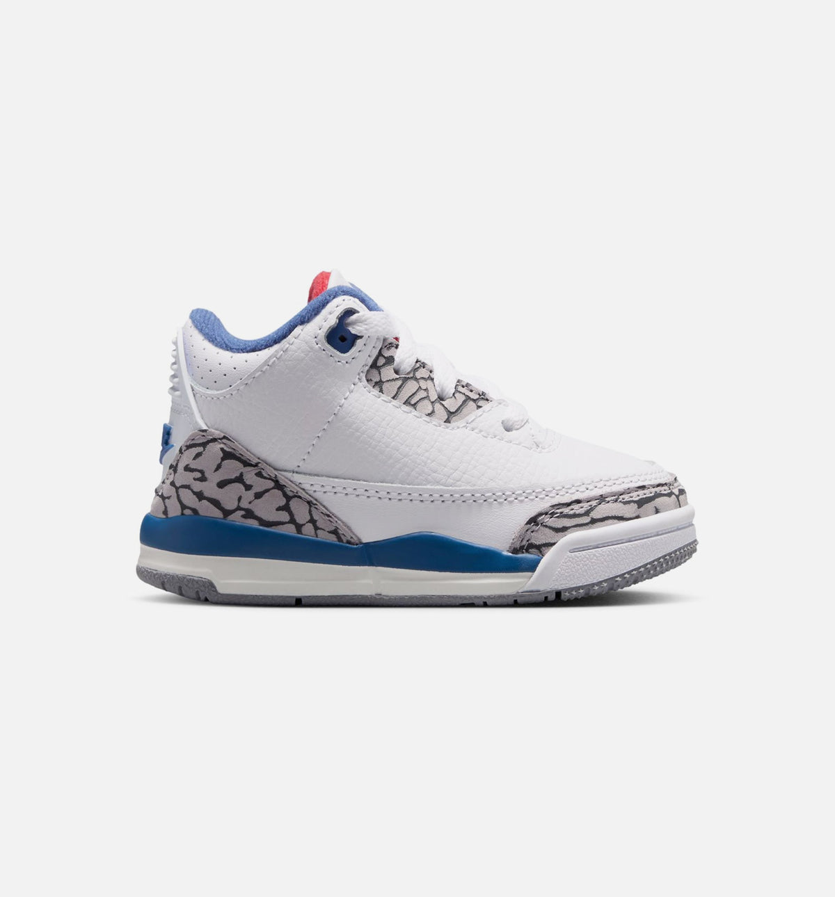 Air Jordan 3 Retro OG "True Blue" Infant/Toddler Lifestyle Shoes – White/Fire Red/True Blue