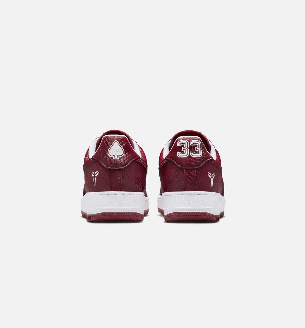 Nike Kobe Air Force 1 Low Merion Men's Lifestyle Shoes – Team Red/White