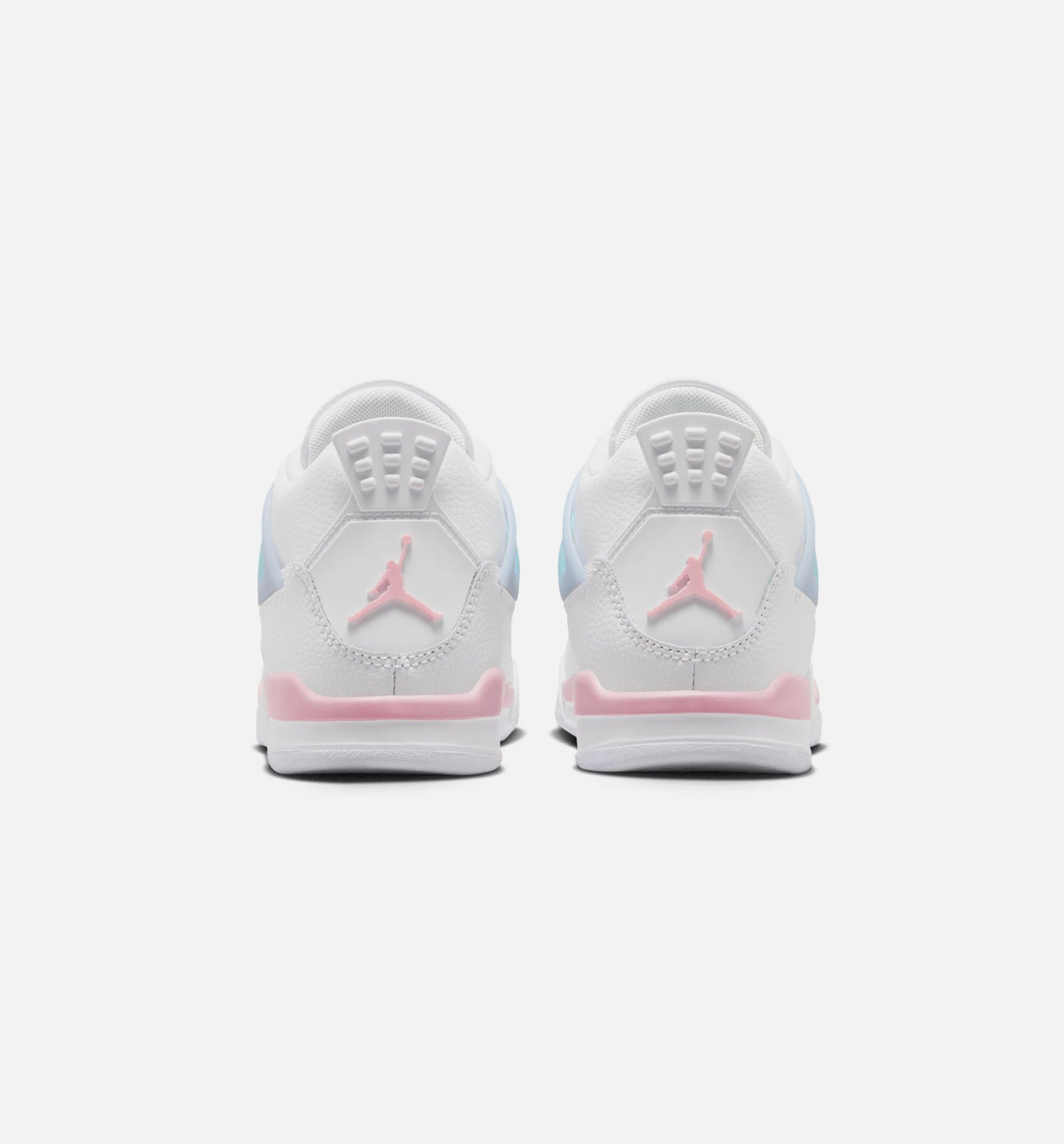 Air Jordan 4 Retro "Medium Soft Pink" Preschool Lifestyle Shoes – White/Medium Soft Pink/Half Blue