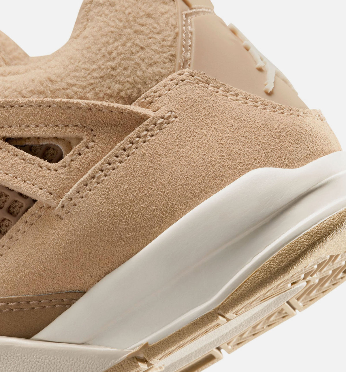 Air Jordan 4 Retro "Cozy Girl" Preschool Lifestyle Shoes – Hemp/Light Orewood Brown