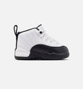 Air Jordan 12 Retro Taxi Infant/Toddler Lifestyle Shoes – White/Black/Taxi