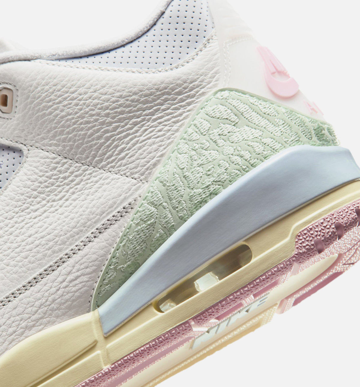 Air Jordan 3 Retro "Sail and Jade Aura" Men's Lifestyle Shoes – Sail/Jade Aura/Aura/Iced Carmine