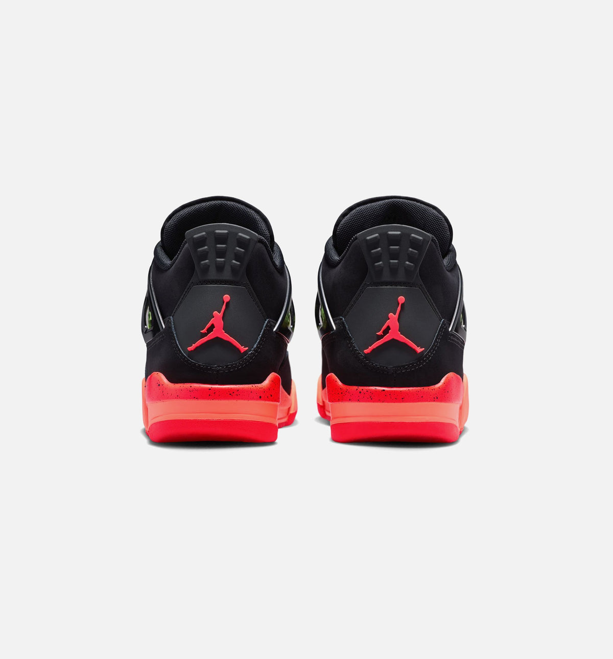 Air Jordan 4 Retro "Black Infrared 23" Grade School Lifestyle Shoes – Black/Infrared 23/Bright Mango