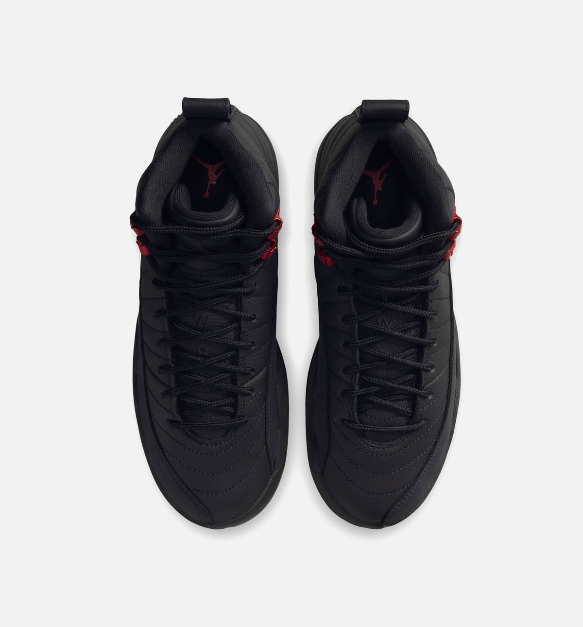 Air Jordan 12 Retro Bloodline Grade School Lifestyle Shoes – Black/Varsity Red