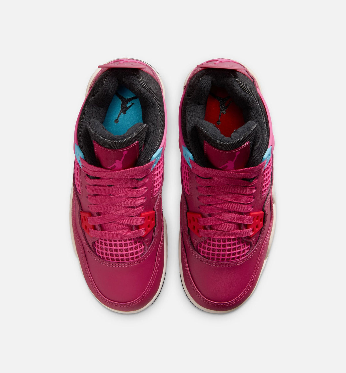 Air Jordan 4 Retro "She's A Star" Grade School Lifestyle Shoes – Sweet Beet/Desert Pink/Off Noir/Chalk