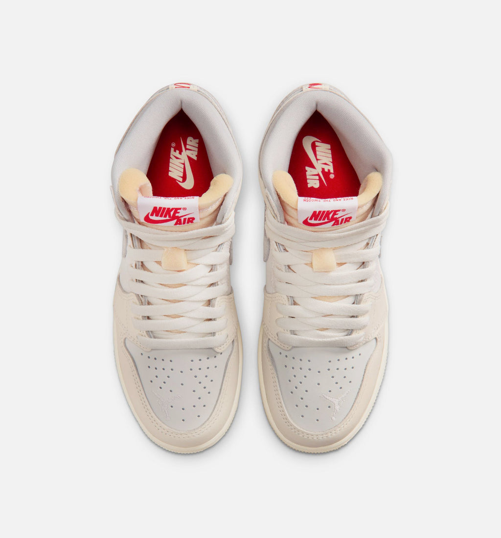 Air Jordan 1 Retro High OG "Sail" Grade School Lifestyle Shoes – Sail/University Red/Pale Ivory/Coconut Milk/Phantom