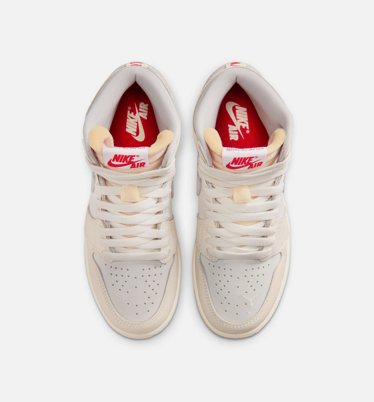 Air Jordan 1 Retro High OG "Sail" Grade School Lifestyle Shoes – Sail/University Red/Pale Ivory/Coconut Milk/Phantom