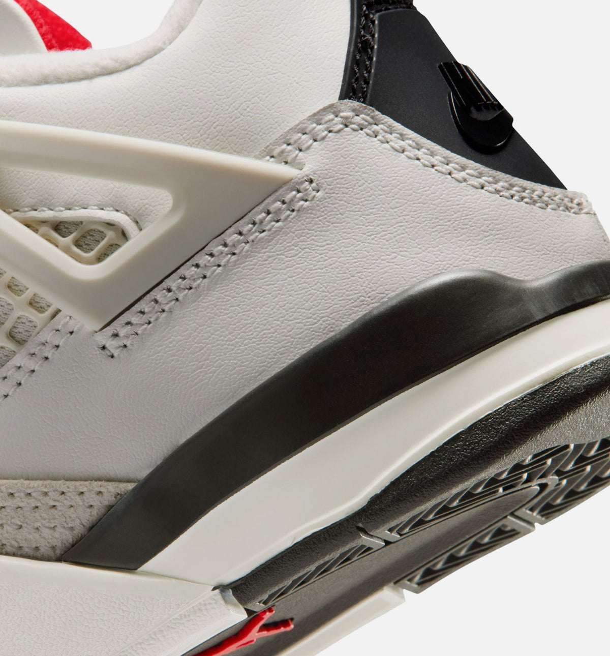 Air Jordan 4 Retro "Flight Club" Preschool Lifestyle Shoes – Sail/Black/University Red