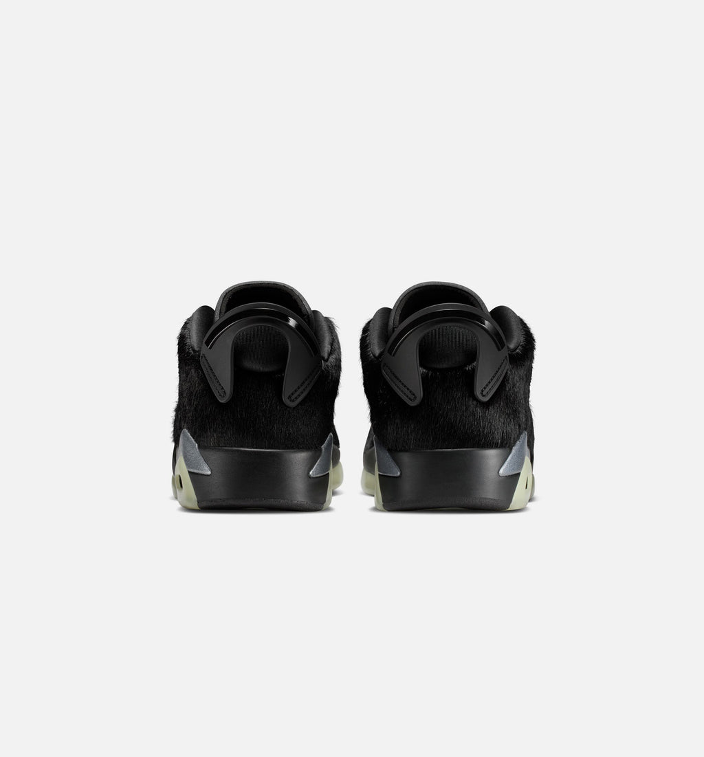 Air Jordan 6 Retro Low Blackout Womens Lifestyle Shoe - BlackBlack