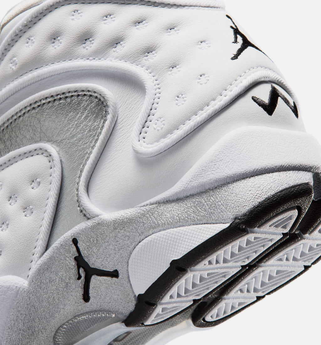 Air Jordan OG Women's Lifestyle Shoes – White/Black/Metallic Silver