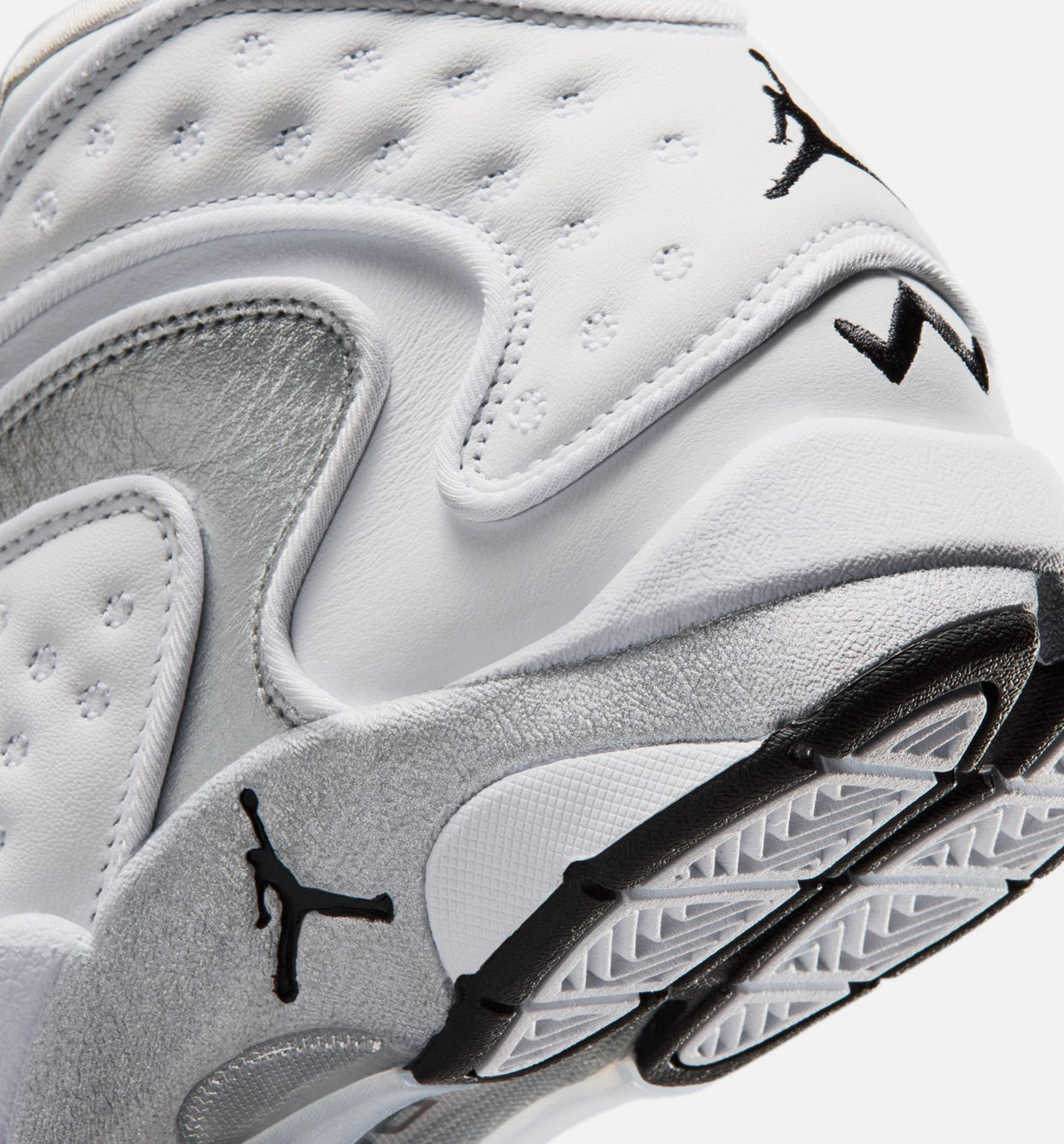 Air Jordan OG Women's Lifestyle Shoes – White/Black/Metallic Silver