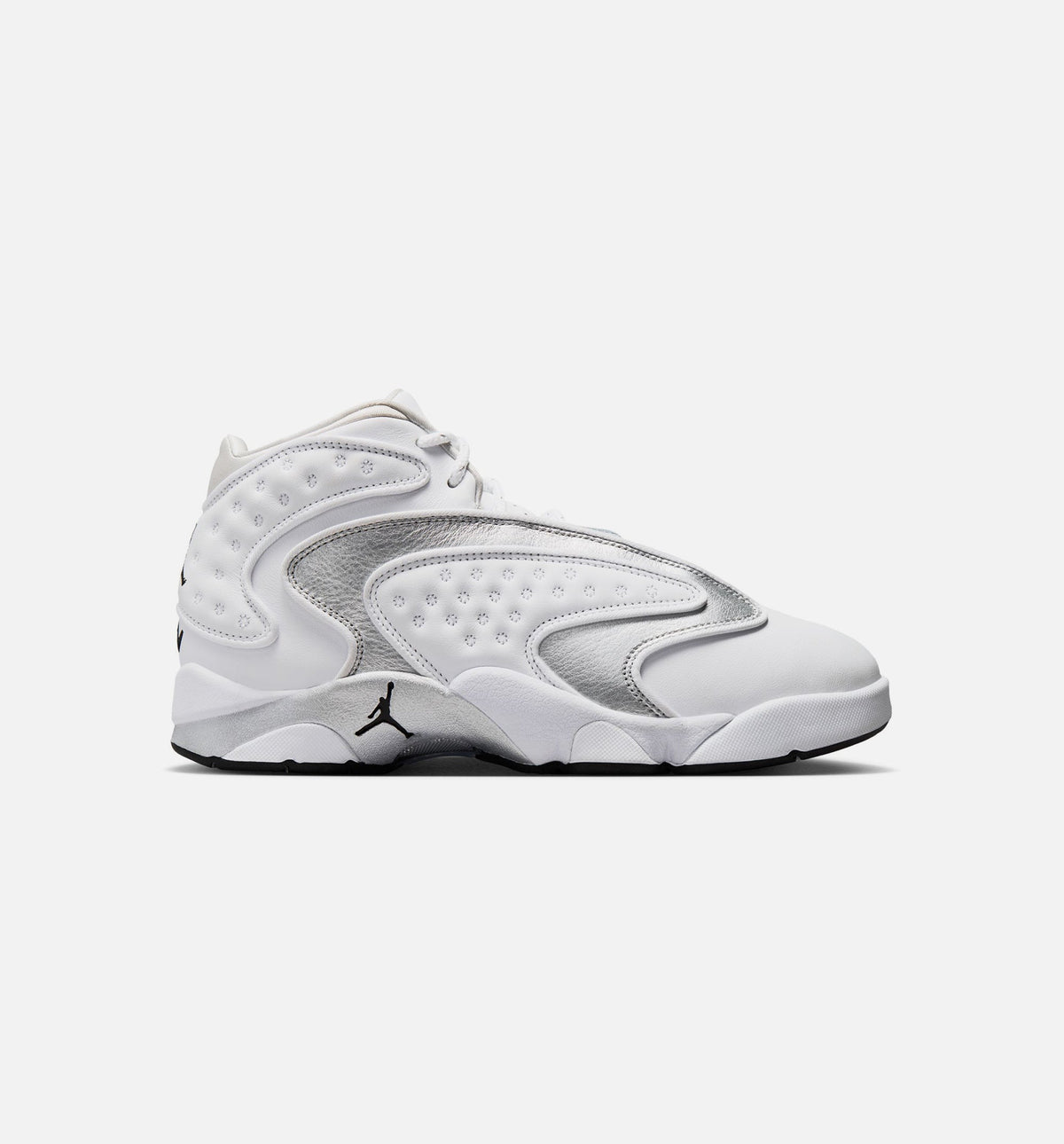 Air Jordan OG Women's Lifestyle Shoes – White/Black/Metallic Silver