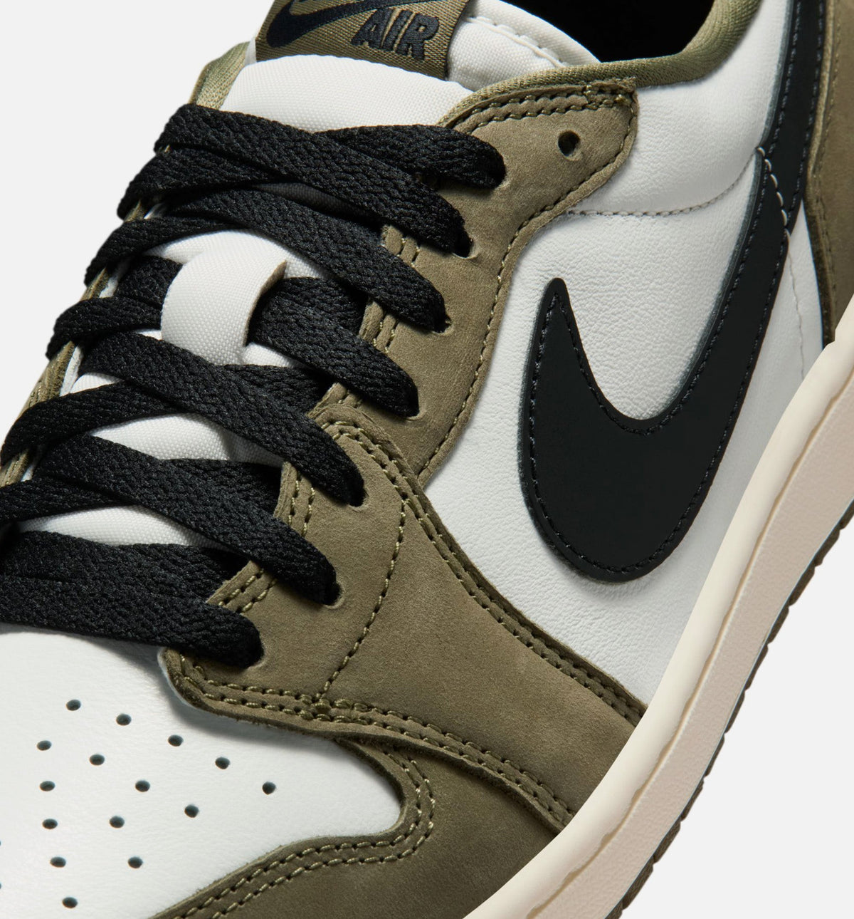 Air Jordan 1 Low OG "Medium Olive" Men's Lifestyle Shoes – Medium Olive/Black/Summit White/Sail