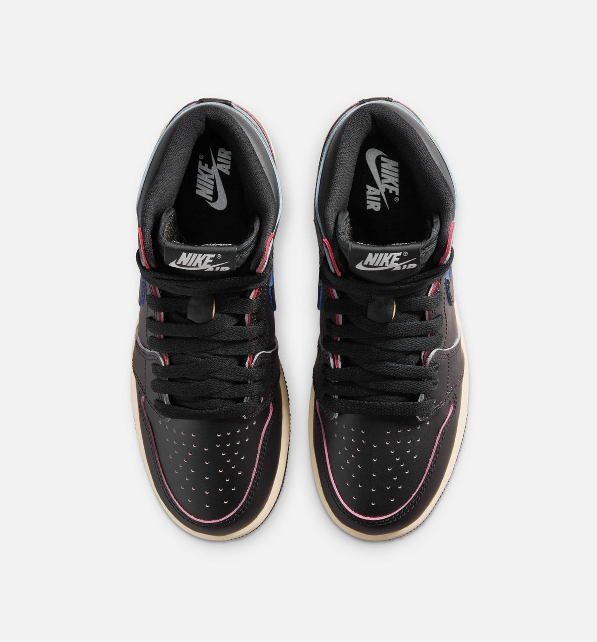 Air Jordan 1 Retro High OG "Black and Muslin" Grade School Lifestyle Shoes – Black/Muslin