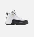 Air Jordan 12 Retro Taxi Preschool Lifestyle Shoes – White/Black/Taxi