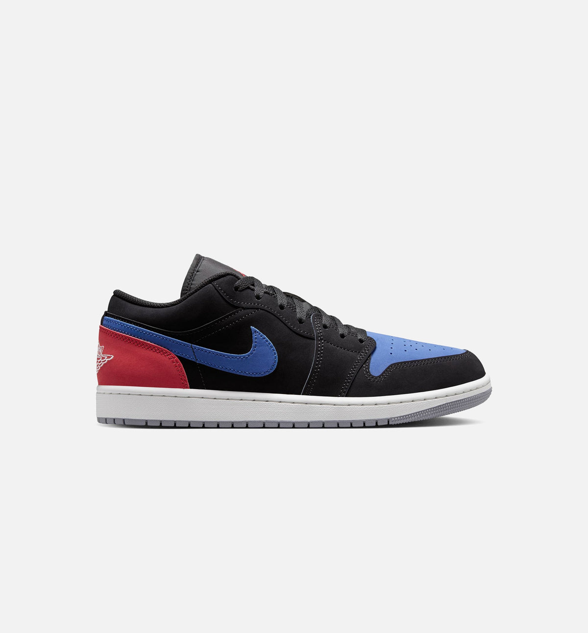 Air Jordan 1 Low Men's Lifestyle Shoes – Black/Summit White/True Blue/Varsity Red