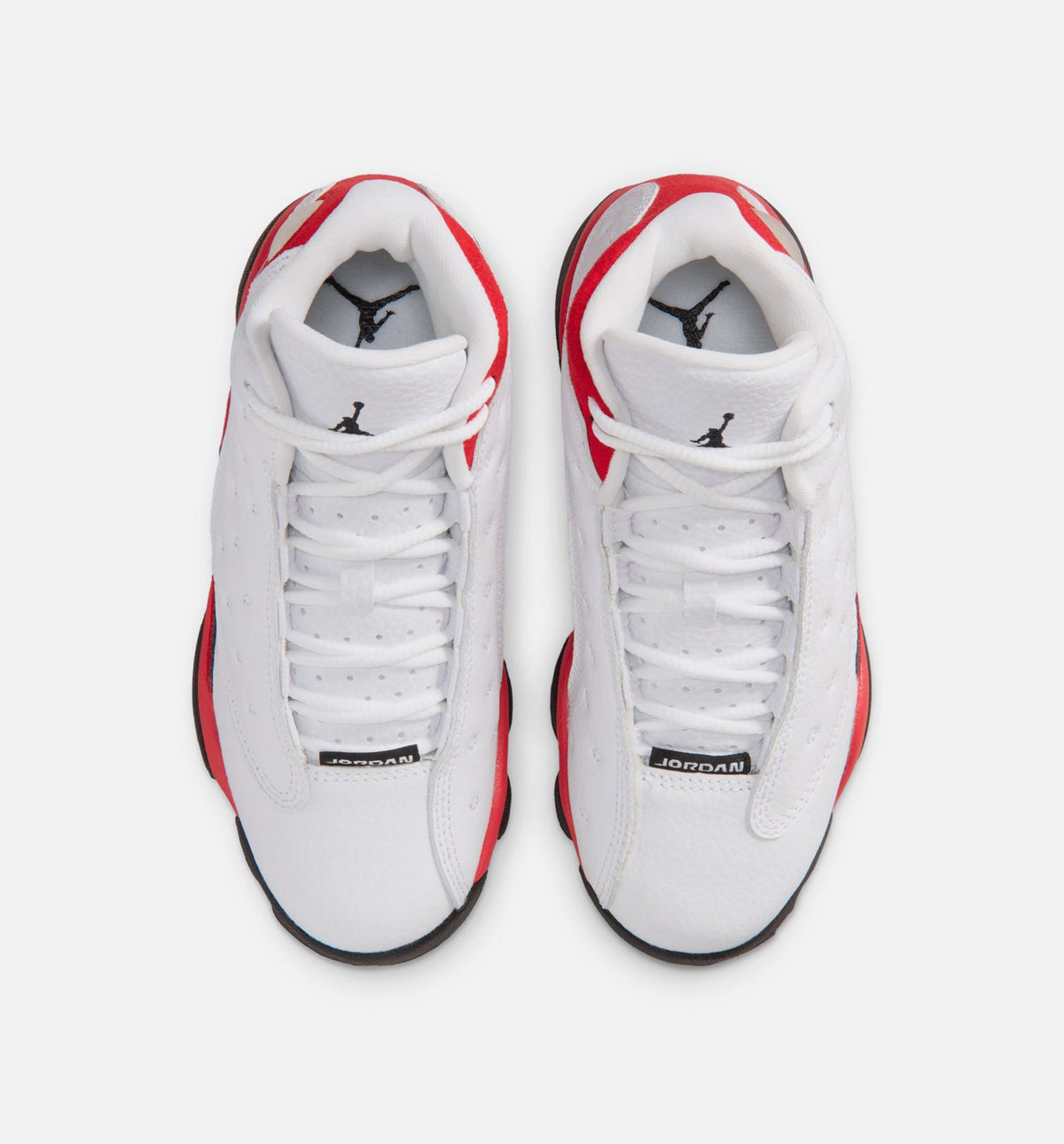 Air Jordan 13 Retro White and University Red Preschool Lifestyle Shoes – White/Black/True Red