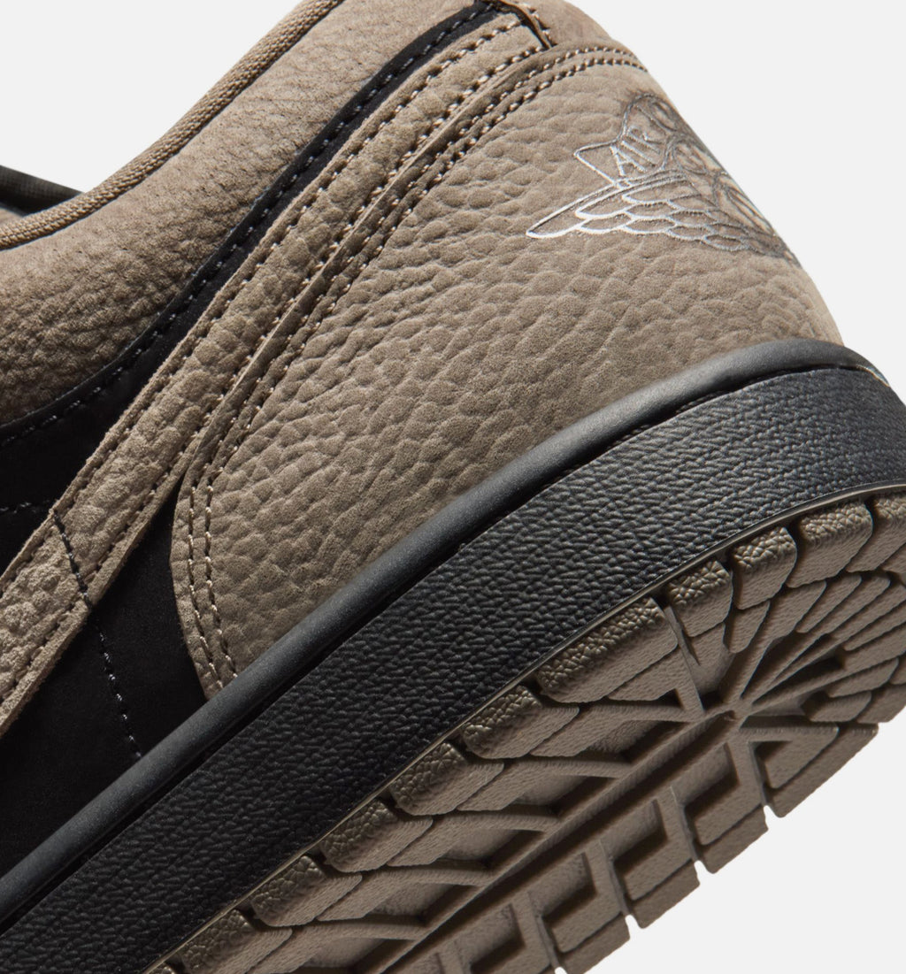 Air Jordan 1 Low SE Men's Lifestyle Shoes – Black/Olive Grey/Light Wild Mango