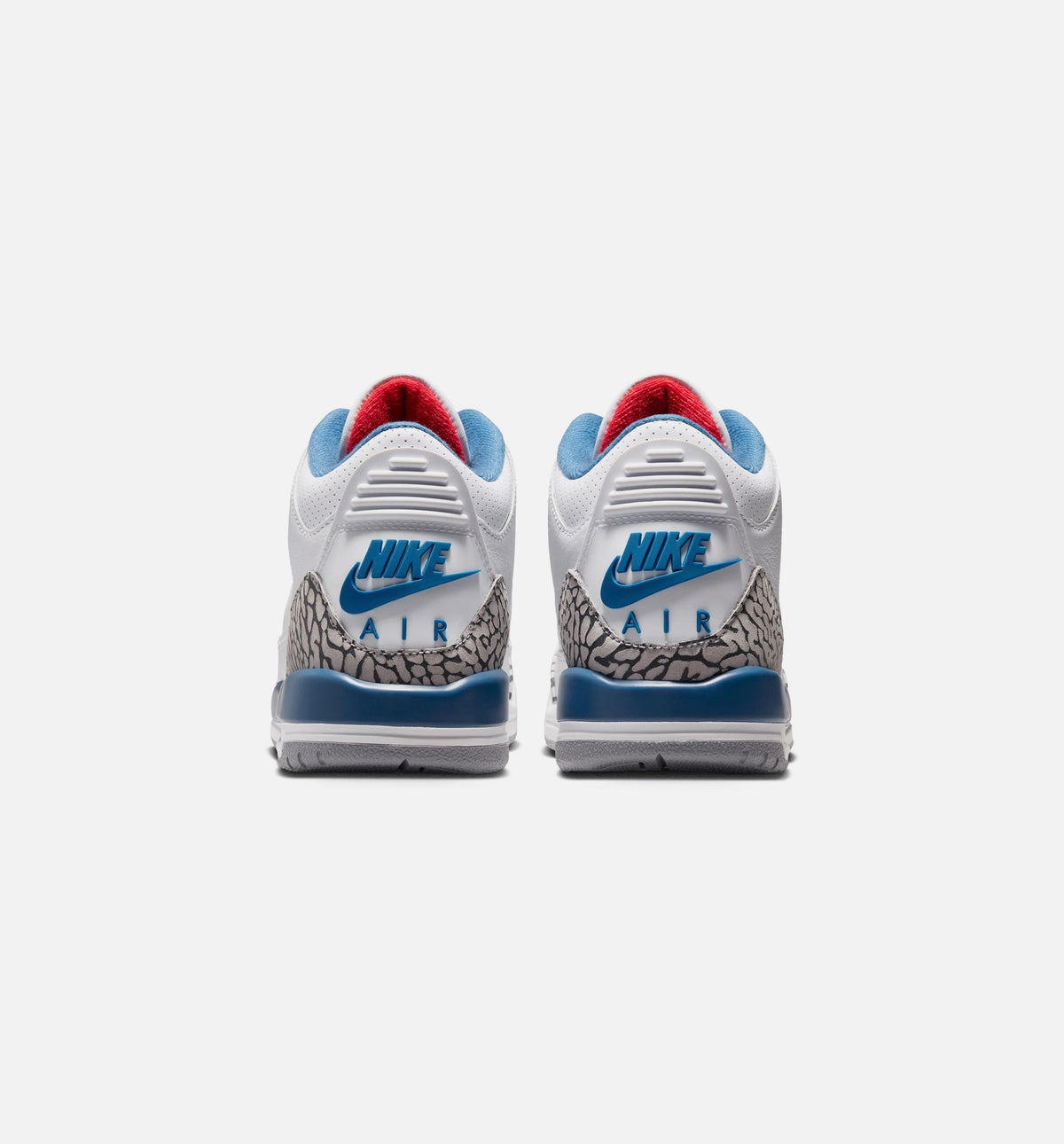 Air Jordan 3 Retro OG "True Blue" Grade School Lifestyle Shoes – White/Fire Red/True Blue