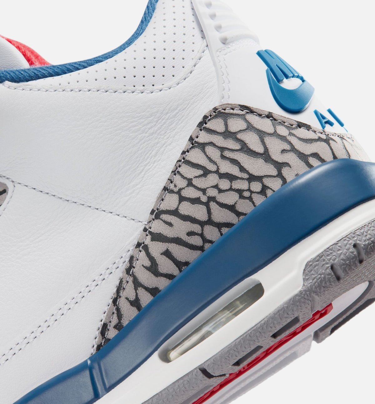 Air Jordan 3 Retro OG "True Blue" Grade School Lifestyle Shoes – White/Fire Red/True Blue