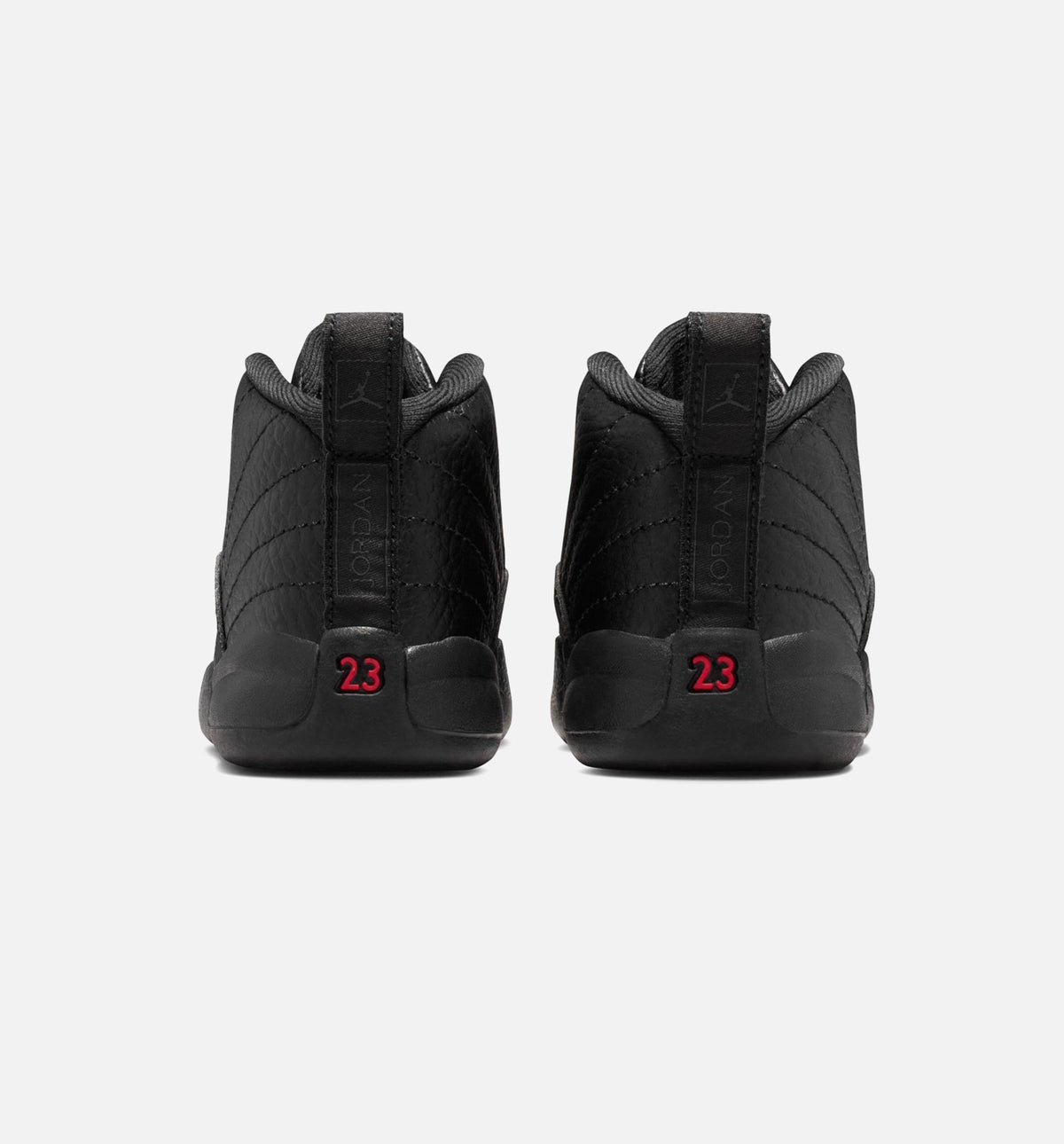 Air Jordan 12 Retro Bloodline Infant/Toddler Lifestyle Shoes – Black/Varsity Red