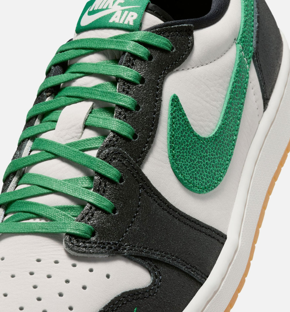 Air Jordan 1 Retro Low OG "Phantom and Pine Green" Men's Lifestyle Shoes – Phantom/Pine Green/Black