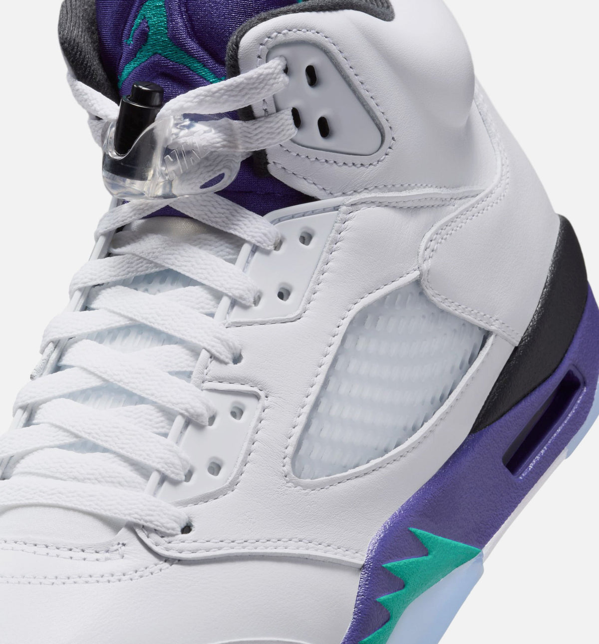 Air Jordan 5 Retro "Grape" Men's Lifestyle Shoes – White/New Emerald/Grape Ice/Black
