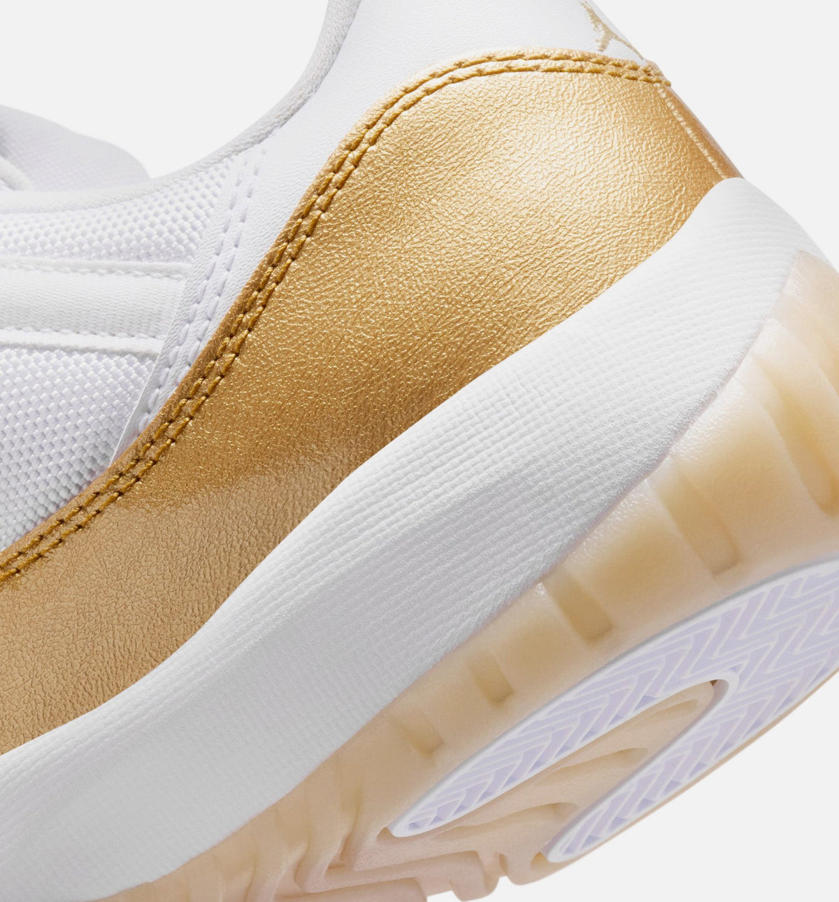 Air Jordan 11 Retro Low Mother's Day Women's Lifestyle Shoes – White/Metallic Gold/Team Gold
