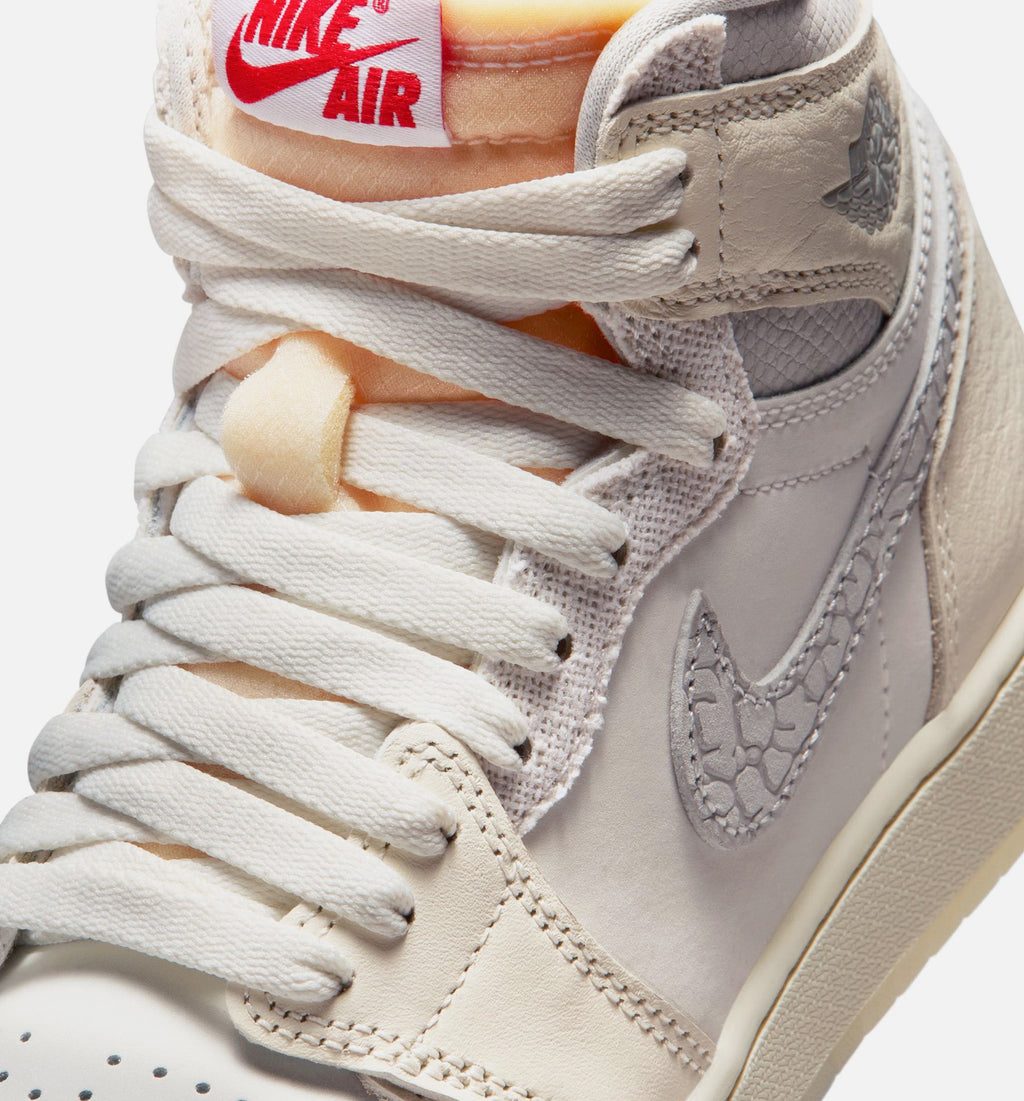 Air Jordan 1 Retro High OG "Sail" Grade School Lifestyle Shoes – Sail/University Red/Pale Ivory/Coconut Milk/Phantom