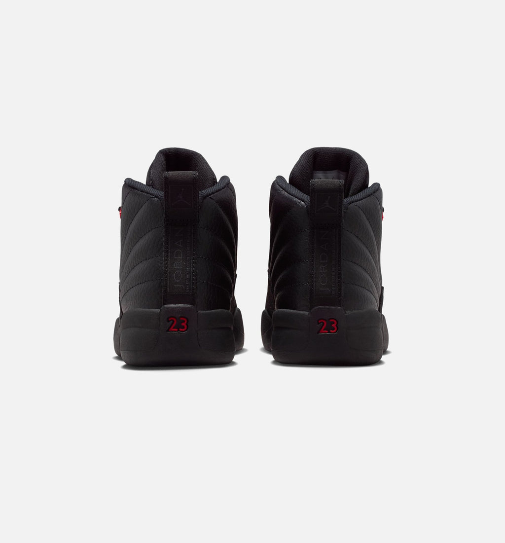 Air Jordan 12 Retro Bloodline Preschool Lifestyle Shoes – Black/Varsity Red