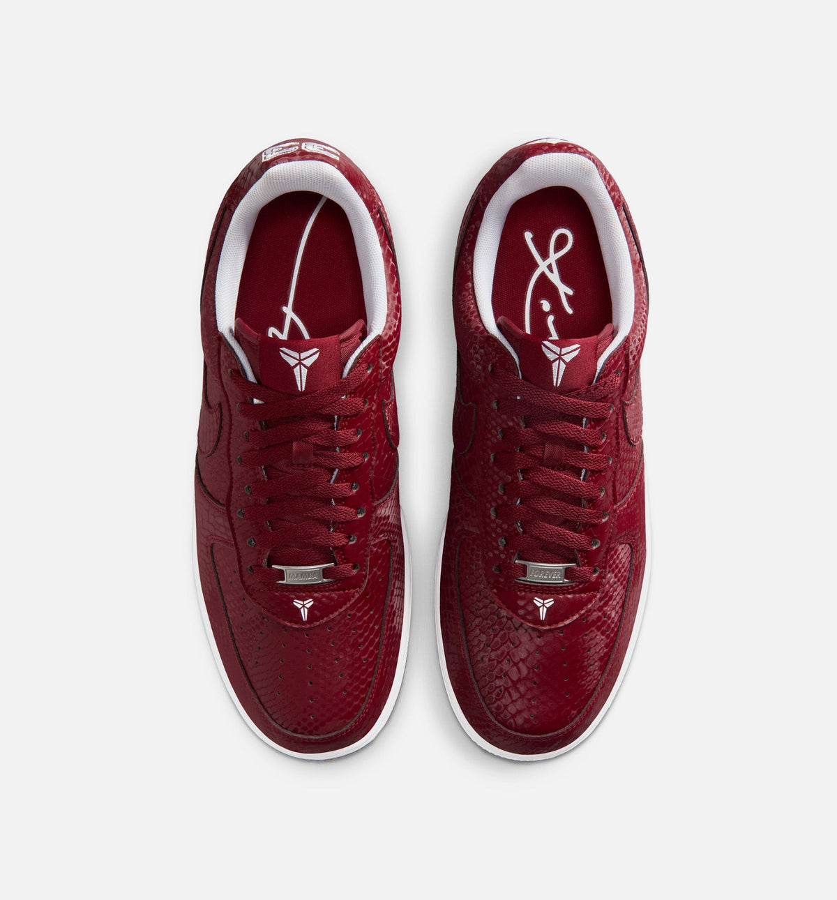 Nike Kobe Air Force 1 Low Merion Men's Lifestyle Shoes – Team Red/White