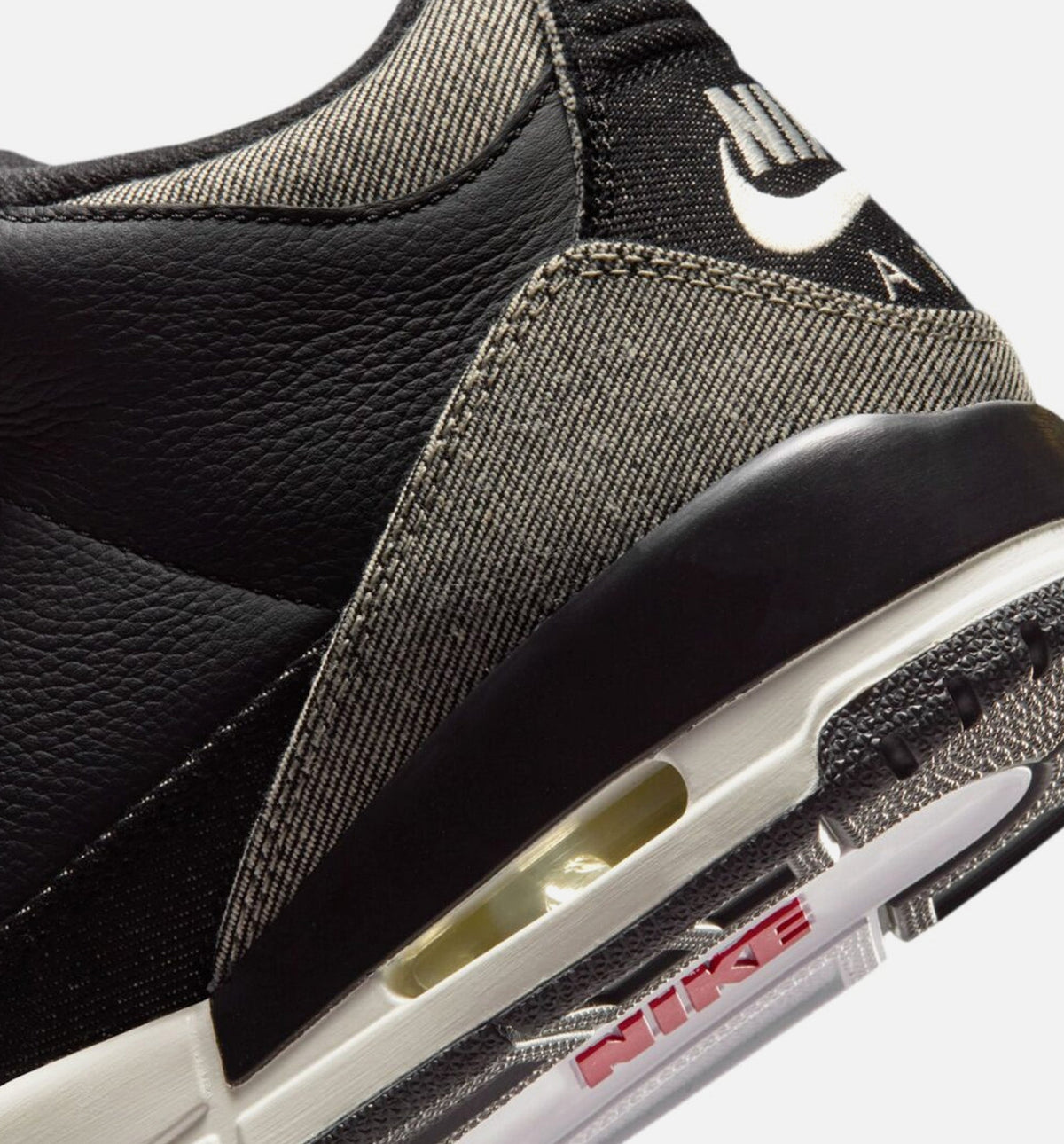 Air Jordan 3 x Levi's Black and White Men's Lifestyle Shoes – Denim/Black/Gym Red
