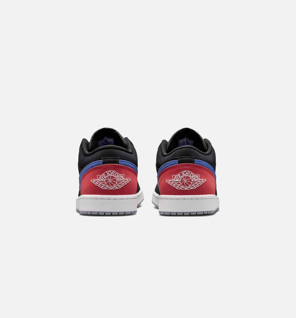 Air Jordan 1 Low Men's Lifestyle Shoes – Black/Summit White/True Blue/Varsity Red