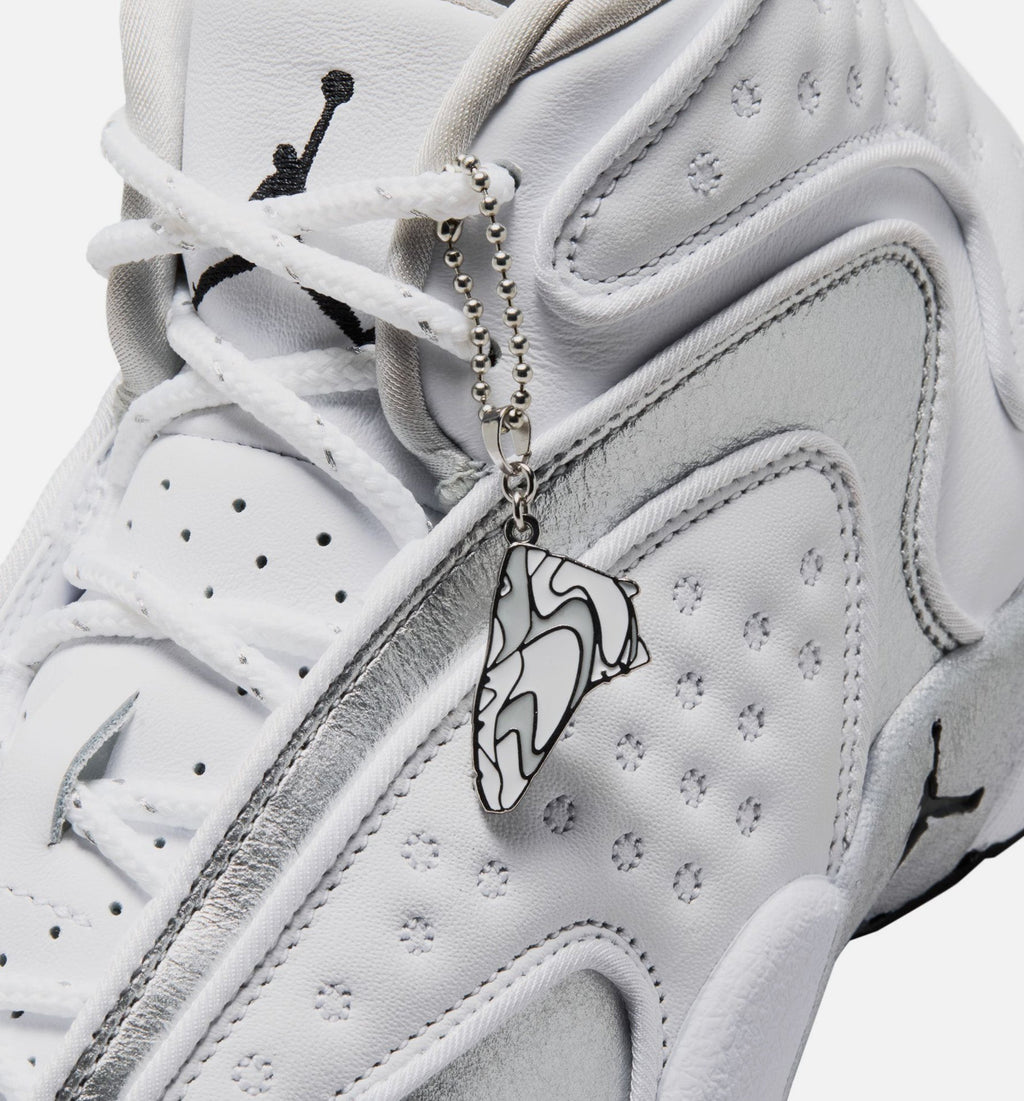 Air Jordan OG Women's Lifestyle Shoes – White/Black/Metallic Silver