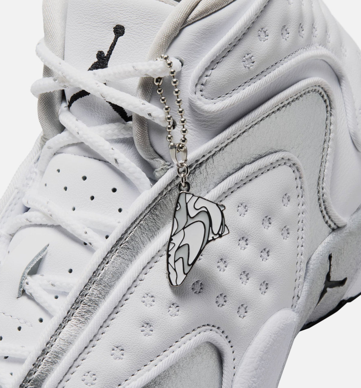 Air Jordan OG Women's Lifestyle Shoes – White/Black/Metallic Silver