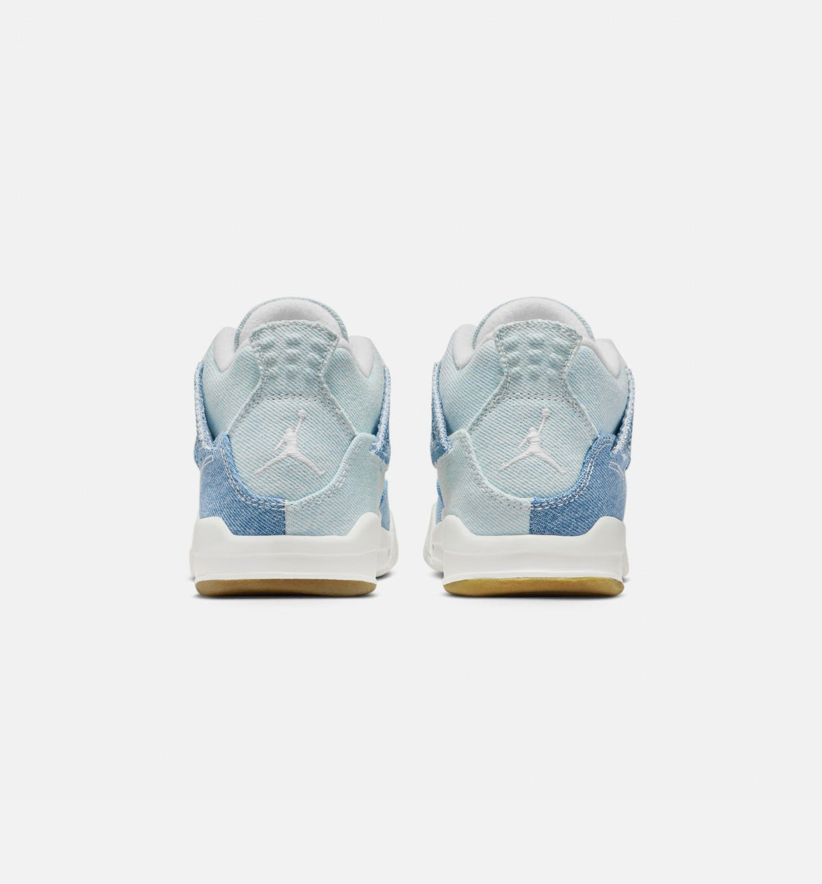 Air Jordan 4 Retro "Worn Blue" Preschool Lifestyle Shoes – Sail/Worn Blue/Metallic Gold