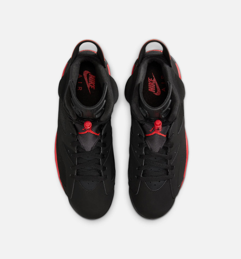 Air Jordan 6 Retro Infrared Men's Lifestyle Shoes / Black / Light Crimson