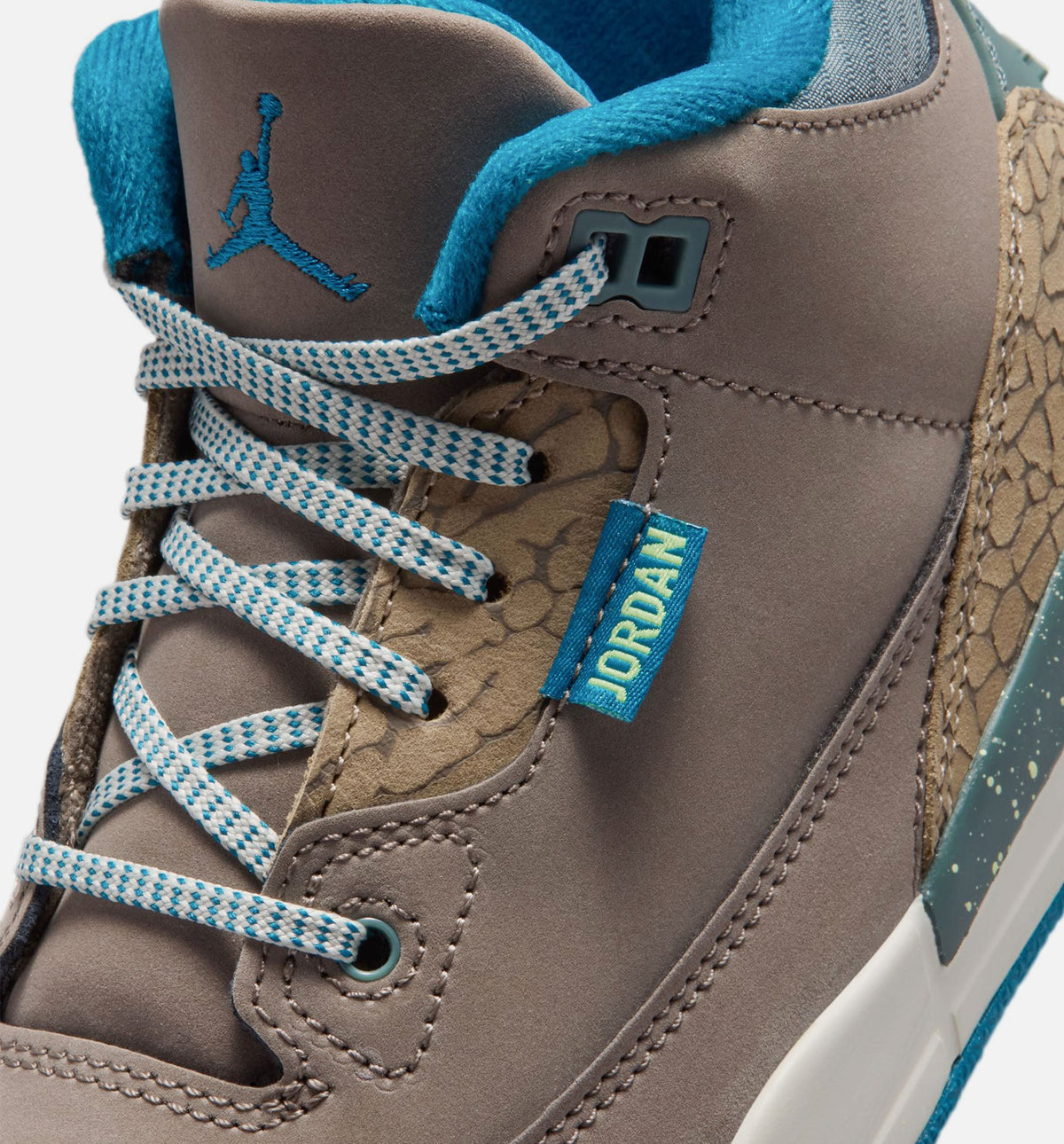 Air Jordan 3 Retro Olive Grey Preschool Lifestyle Shoes – Olive Grey/Green Abyss/Khaki/Sea Glass