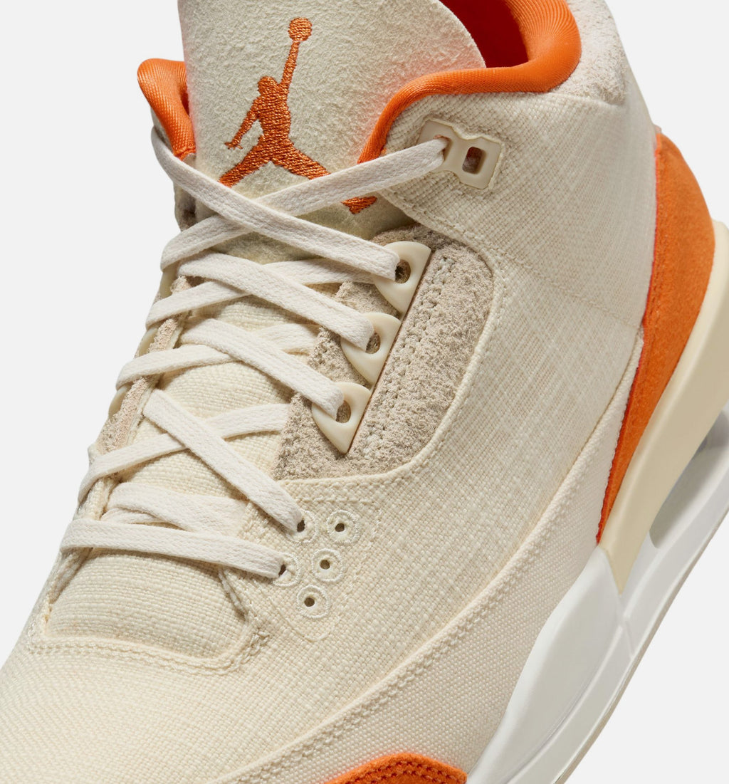 Air Jordan 3 Retro "Starfish" Women's Lifestyle Shoes – Fossil/Starfish/Sail