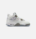Air Jordan 4 Retro "Blue Chill" Grade School Lifestyle Shoes – Photon Dust/Blue Chill/Flat Pewter/White/Blue Tint