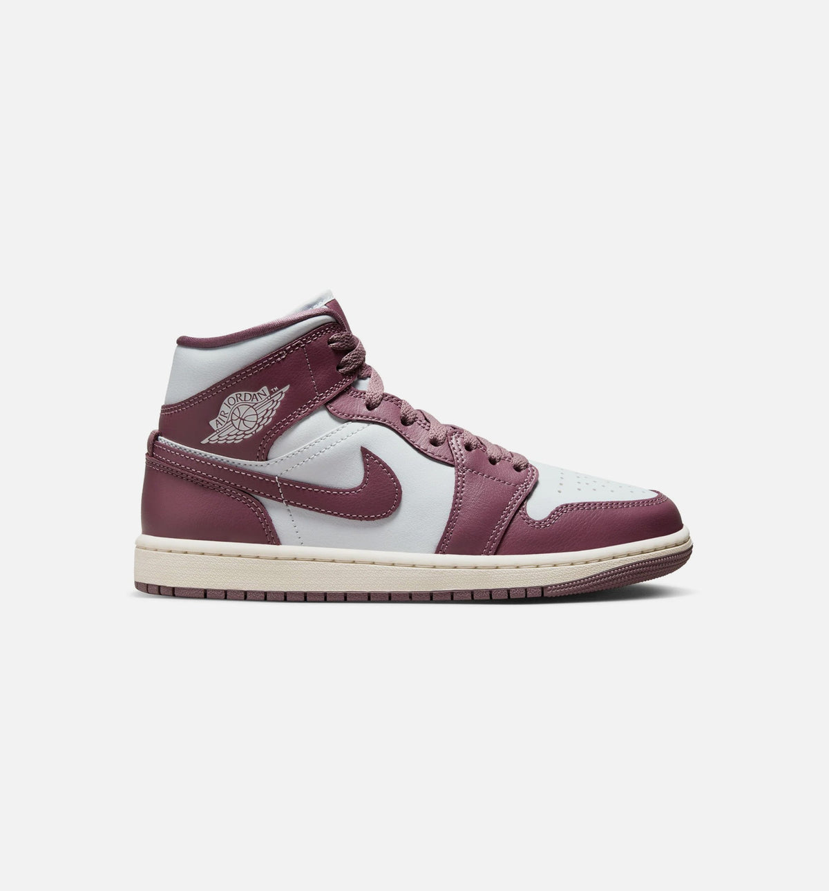 Air Jordan 1 Mid Sky J Mauve Women's Lifestyle Shoes – Pure Platinum/Sky J Mauve/Sail