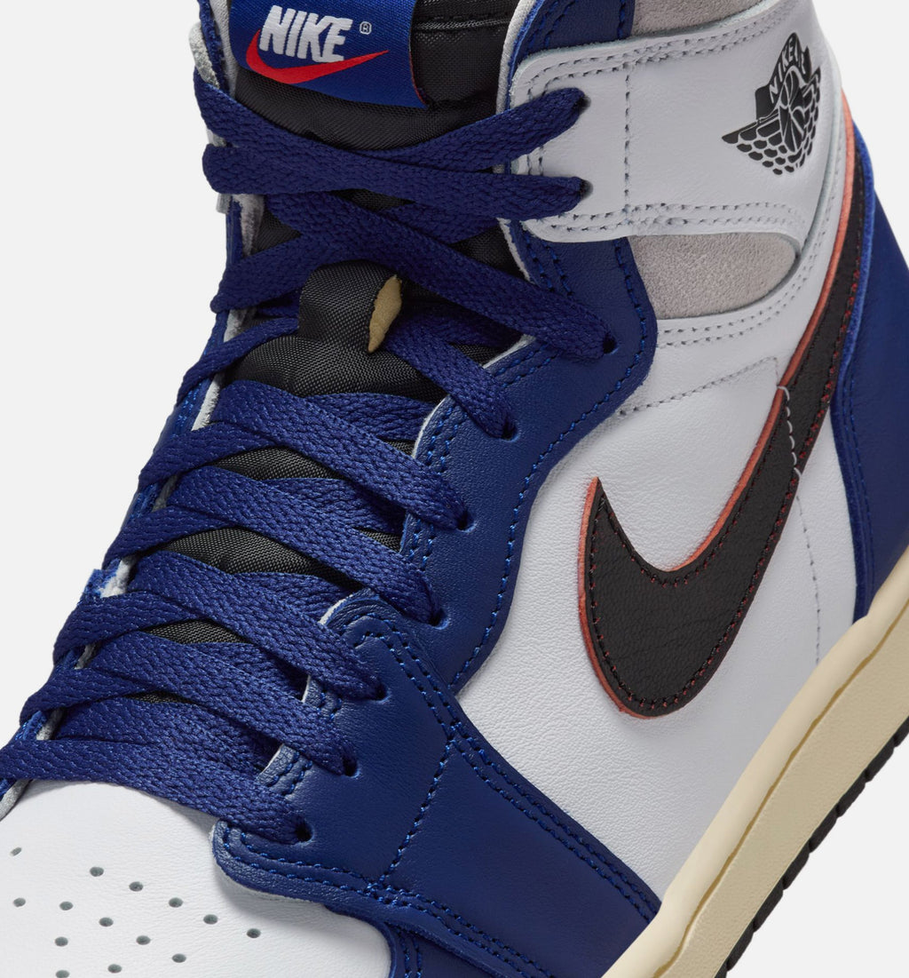 Air Jordan 1 Retro High OG "Rare Air" Deep Royal Blue Men's Lifestyle Shoes – White/Black/Neutral Grey/Deep Royal Blue